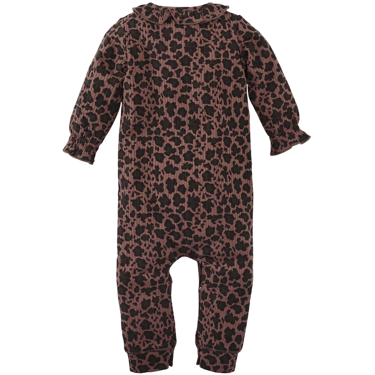 Z8 Jumpsuit Tricot Rib Isha - Aop Amber Brown