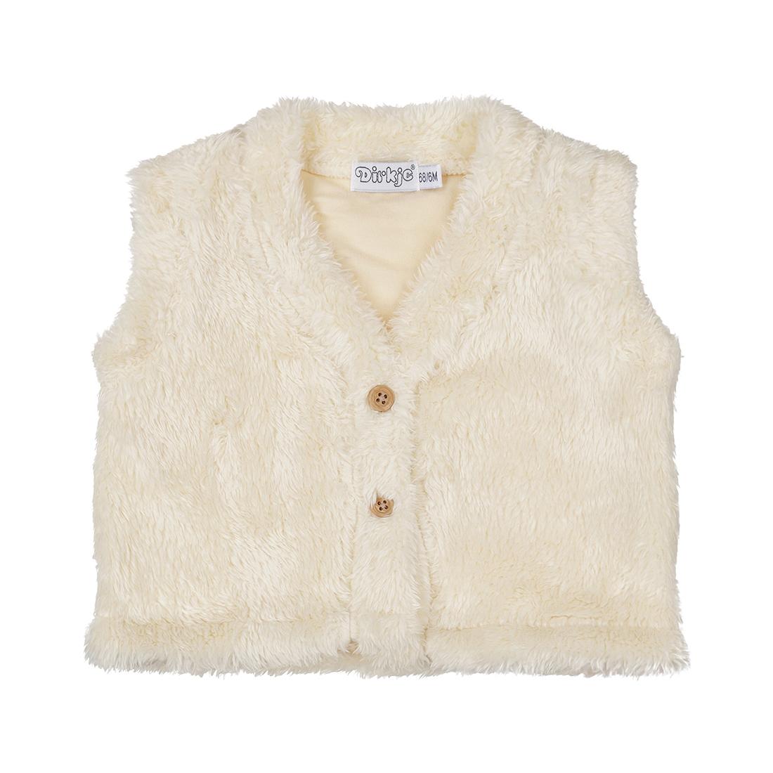 Dirkje Gilet Teddy - Offwhite