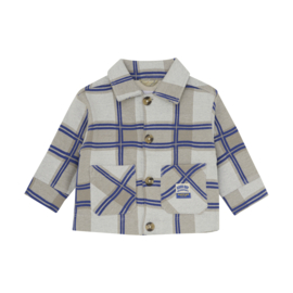 Noppies Vest Senones - Check Pattern Offwhite