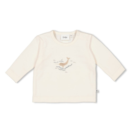 Feetje Longsleeve Offwhite - Narwal