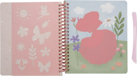 Little Dutch kras- en tekenboek Scratch and Sketch Rosa & Friends