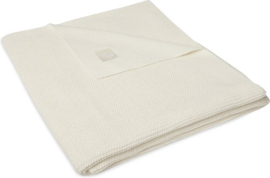 Jollein - Baby Deken Ledikant 100x150cm Basic Knit - Ivory