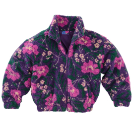 Z8 Teddy Jacket  Tallulah met Bloemprint - Acai