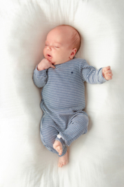 Bess Suit Striped - Pinstriped Blue