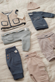 Feetje Omkeerbaar Teddy Gilet Blauwgrijs - Narwal