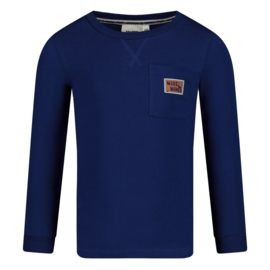Sturdy Longsleeve Kobalt - Waves and Whales