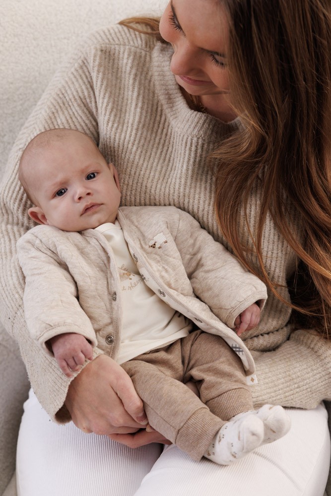 Feetje Broek Bruin Melange - Sleepy Sheepy
