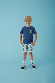 Sturdy Short AOP Offwhite melange - Explore More