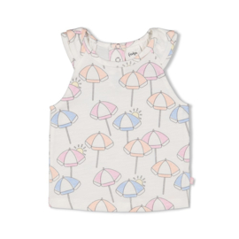 Feetje Top AOP Offwhite - Sunshine