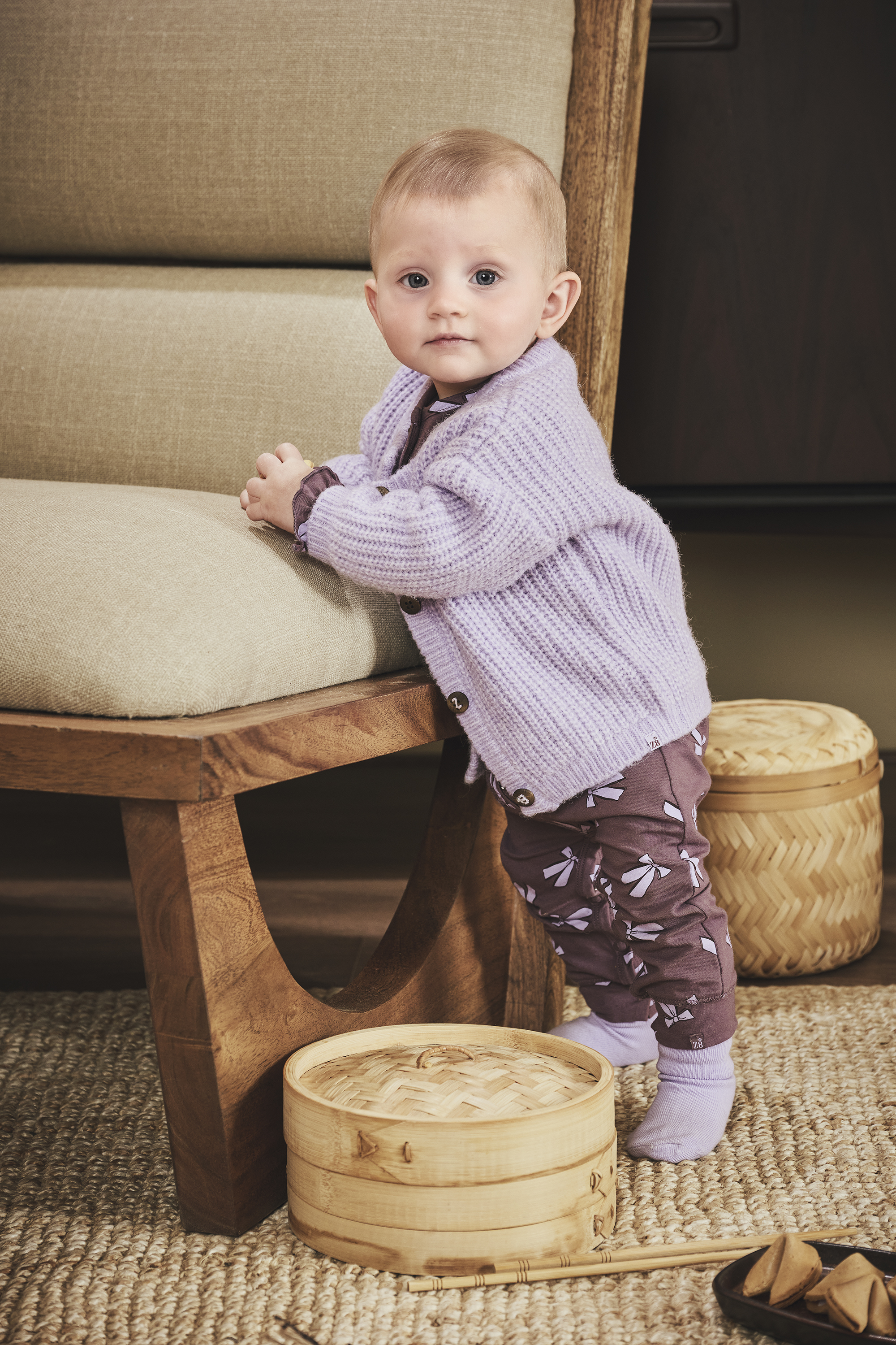Z8 Knitted Vest Yanou - Morning Violet