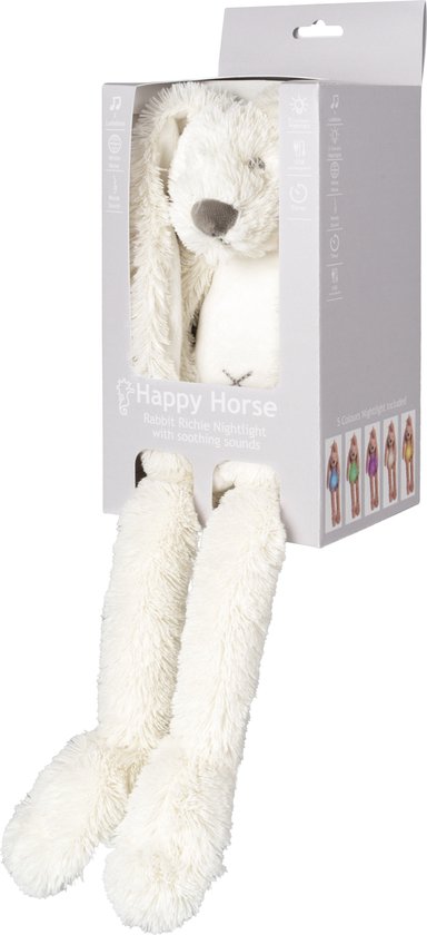 Happy Horse Ritchie Nightlight with Soothing Sounds - Ivory