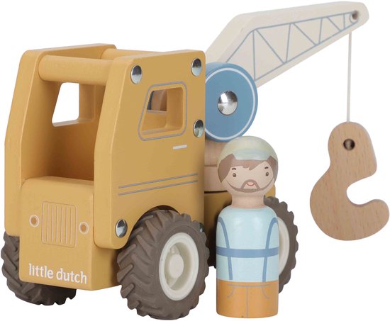 Little Dutch Houten Kraanwagen - FSC