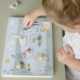 Little Dutch houten geluiden puzzel dieren