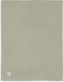 Jollein - Baby Deken Ledikant 100x150cm Basic Knit - Olive Green