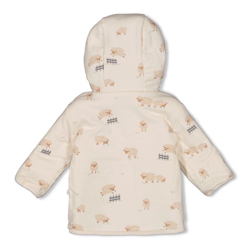Feetje Omkeerbaar Teddy Jasje Creme - Sleepy Sheepy