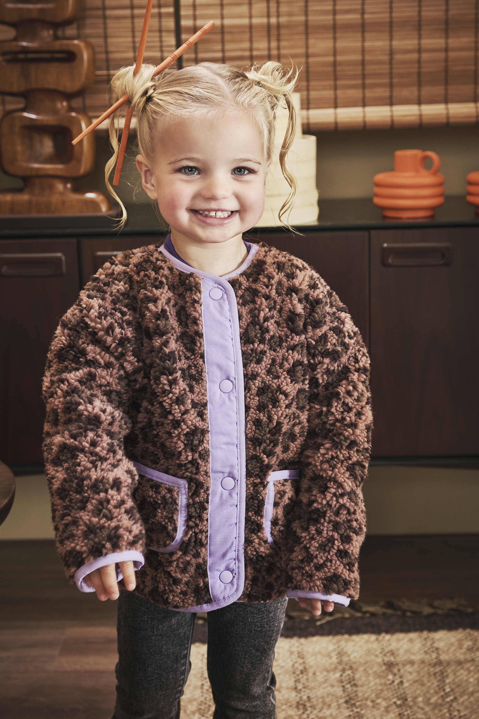 Z8 Teddy Jas Liene - AOP Amber Brown