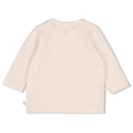 Feetje Longsleeve Offwhite tekst taupe  -The Magic is in You