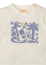 Bess Shirt Always Fun - White