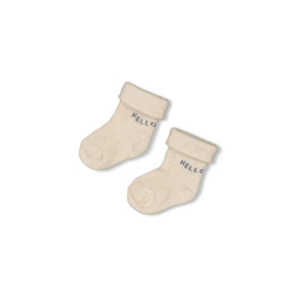 Feetje Sokken Offwhite Melange - Narwal