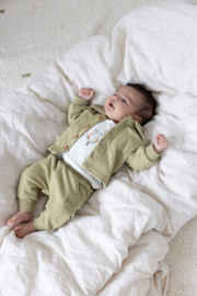 Feetje Broek Rib Olijf - Mini Adventurer