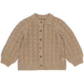 Levv Knitted Cardigan Mina - Taupe