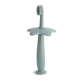 Mushie Training Toothbrush Star - Cambridge Blue