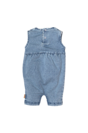Bess Playsuit Jog Denim - Stone wash