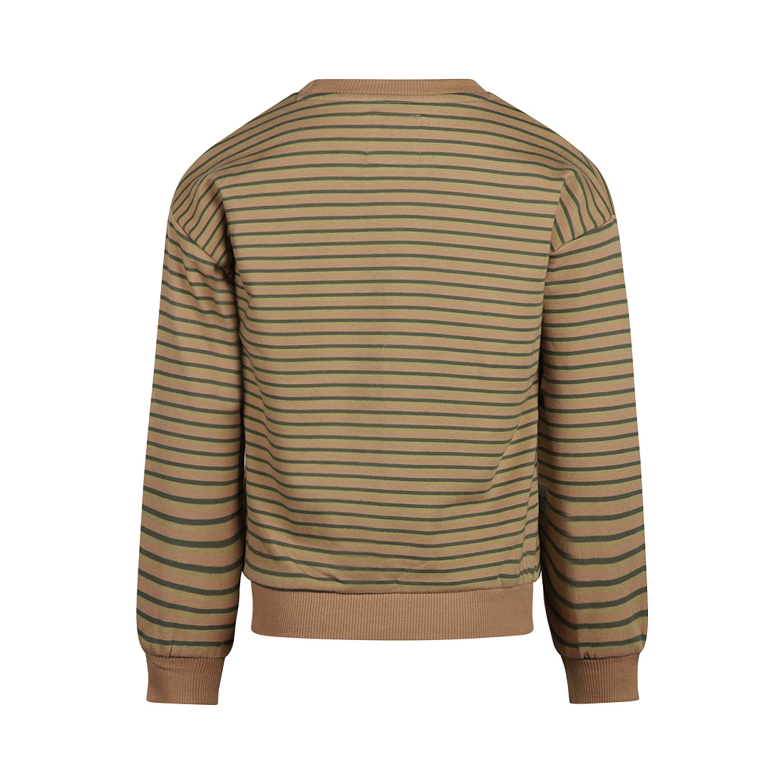 Koko Noko Sweater Streep Ronde Hals - Dark Sand
