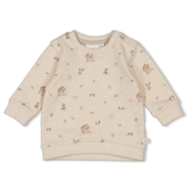 Feetje Sweater AOP Offwhite Melange - Fall Favorites