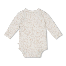 Feetje Wikkelromper AOP Offwhite - Dear Autumn