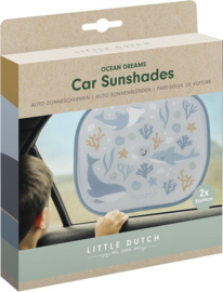 Little Dutch Zonnescherm Ocean Blue -  set van 2 stuks