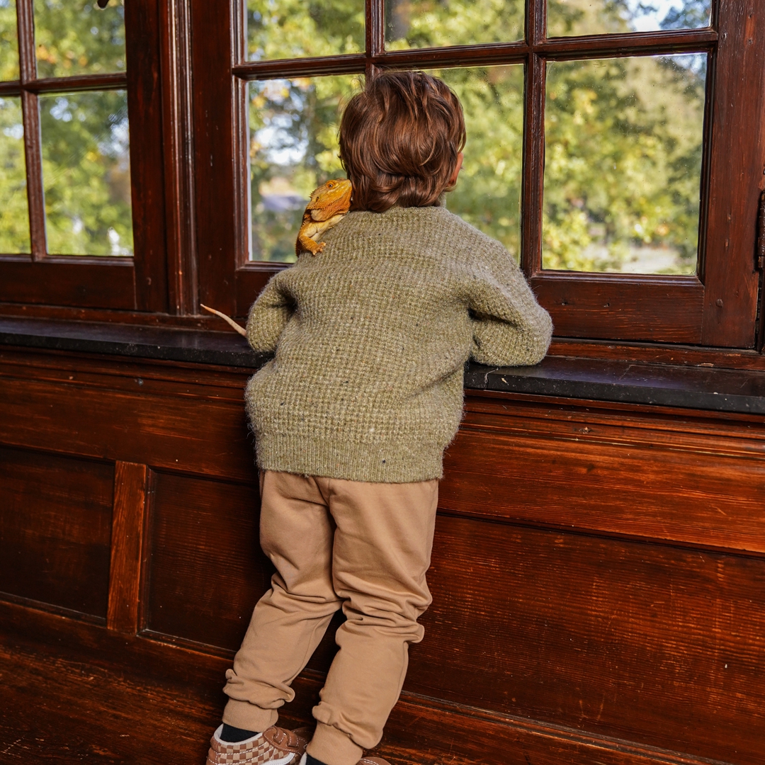 Koko Noko Sweater Col - Dusty Green