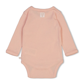 Feetje Wikkelromper Rib - Roze