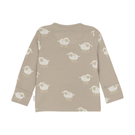 Noppies Longsleeve Sybaris - Animals Pattern Sand