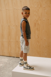 Levv Short Stijn - AOP Grey Stripe