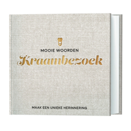 Lantaarn "Mooie Woorden Kraambezoek Boek"