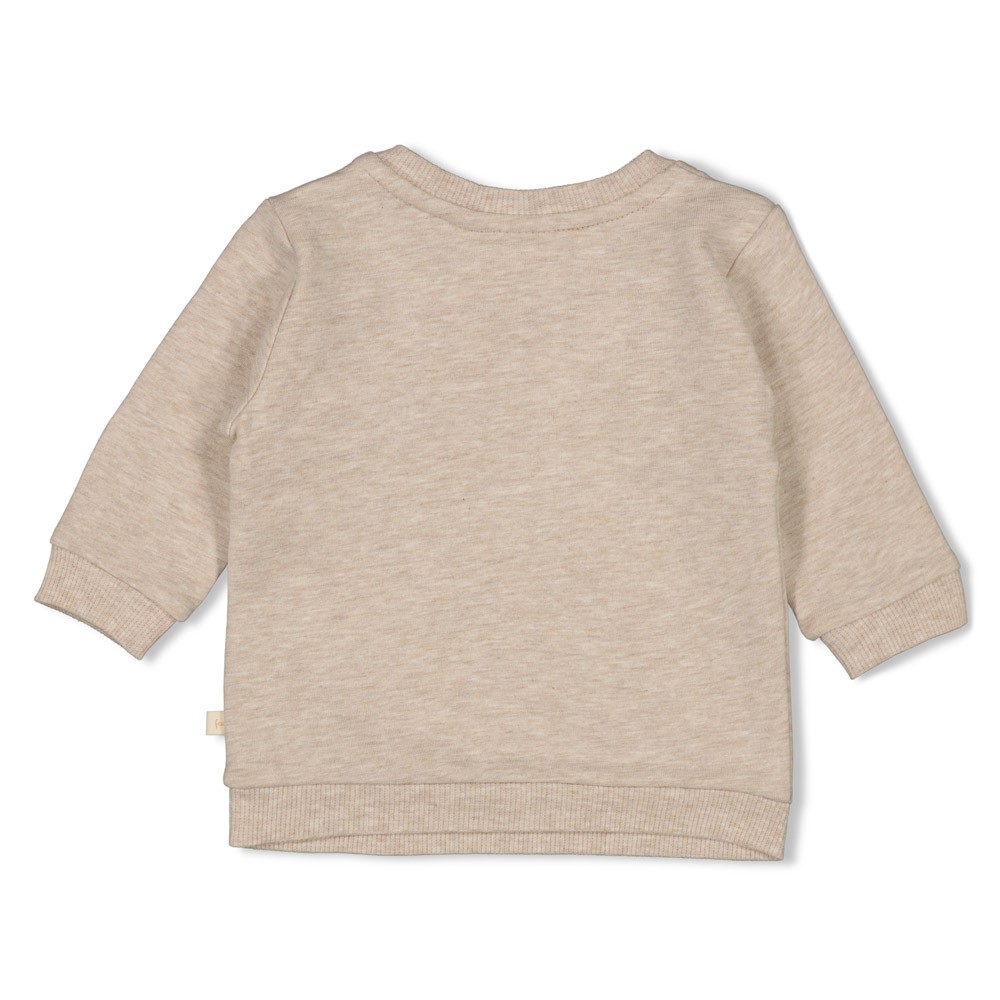 Feetje Sweater Taupe Melange - Sleepy Sheepy