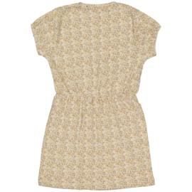 Levv Dress Sadie - AOP Sand Leaves