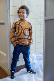 Sturdy Cargo Broek Marine - Waves and Whales