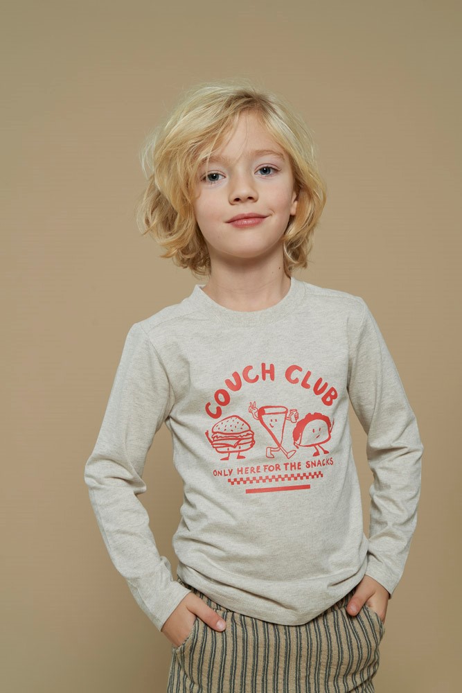 Sturdy Longsleeve Offwhite Melange - Couch Club