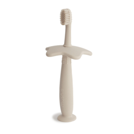 Mushie Training Toothbrush Star - Shifting Sand