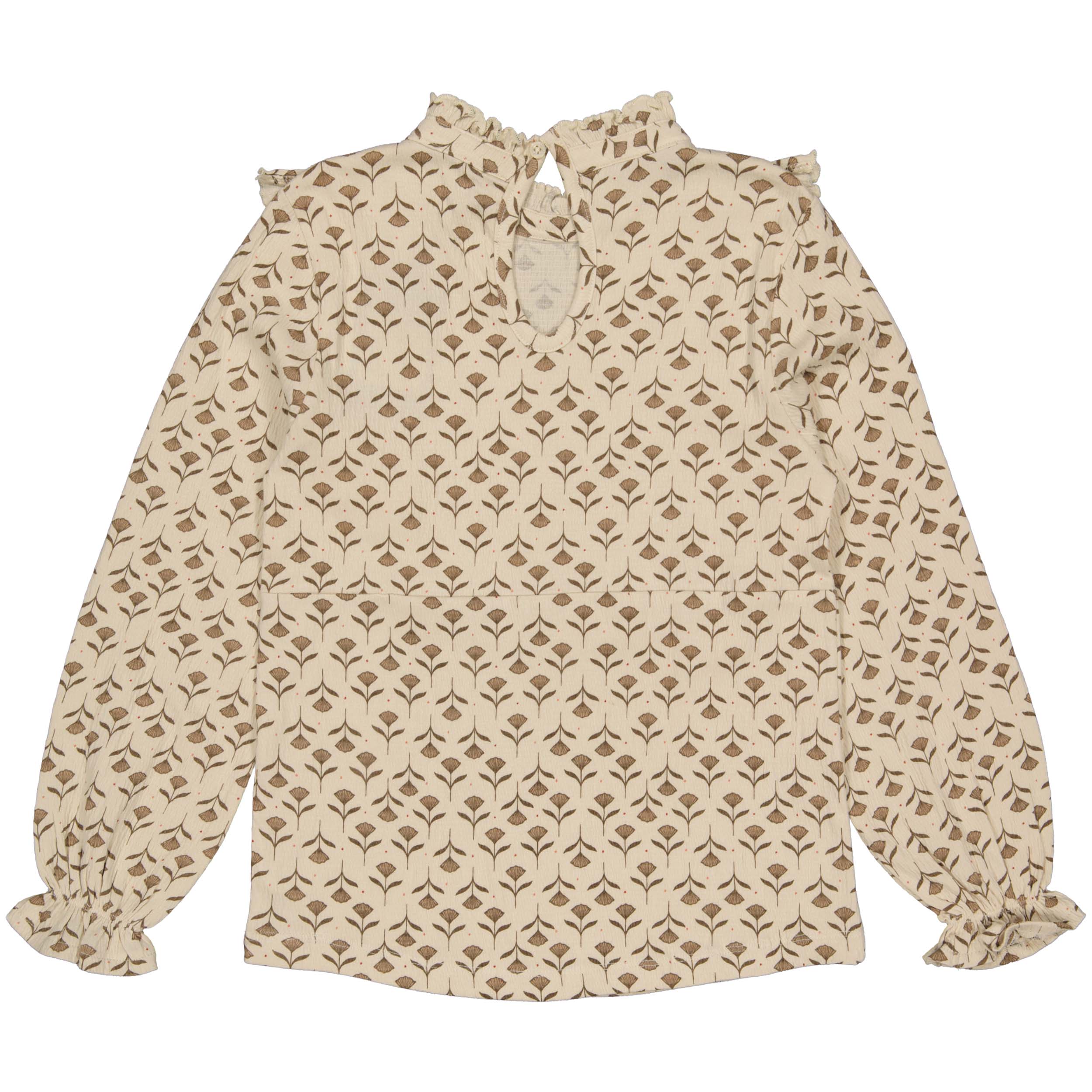 Levv Blouse Verda - AOP White Flower