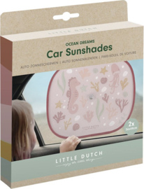 Little Dutch zonnescherm - Ocean Roze- set van 2 stuks