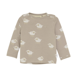 Noppies Longsleeve Sybaris - Animals Pattern Sand