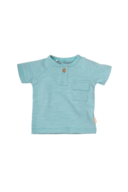 Bess T-Shirt Pocket - Aqua