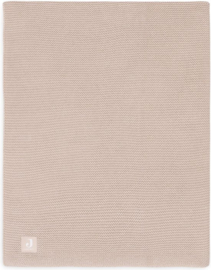 Jollein - Baby Deken Ledikant 100x150cm Basic Knit - Wild Rose
