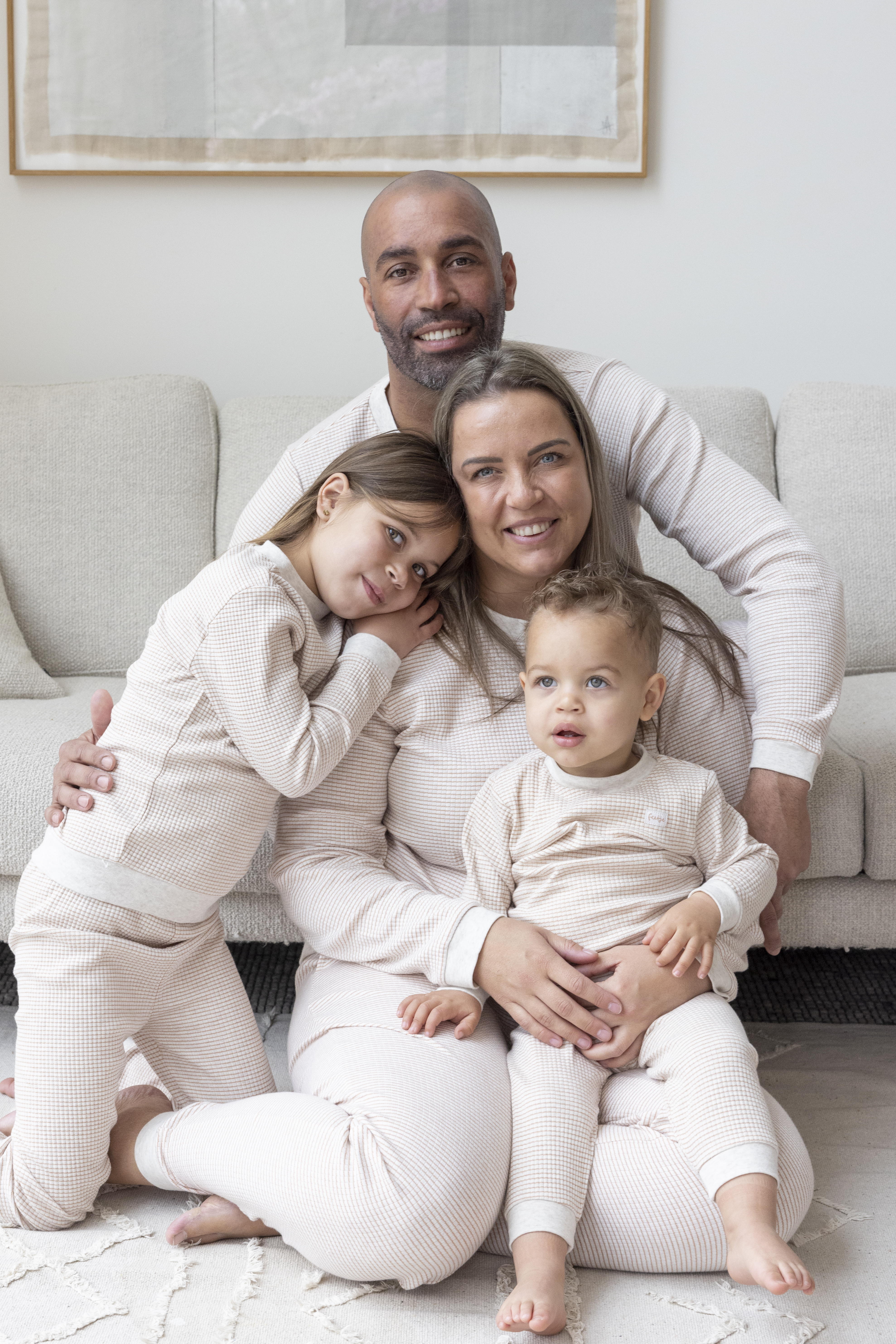 Feetje Family Pyjama - Stroopwafel maat XS - XL