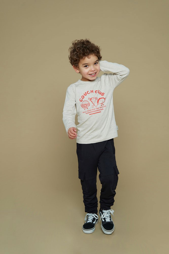 Sturdy Longsleeve Offwhite Melange - Couch Club