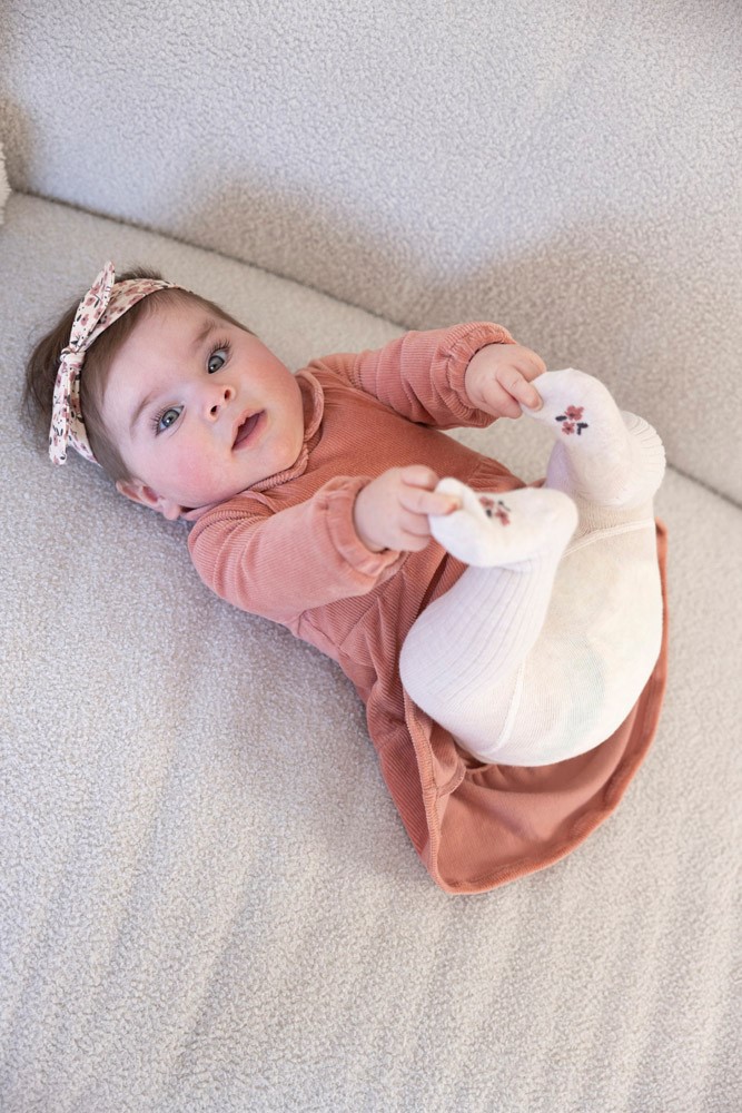 Feetje Maillot Offwhite Melange - Woodland Bloom