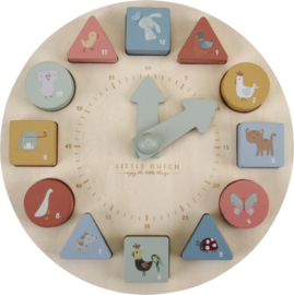 Little Dutch - Klokpuzzel hout - FSC